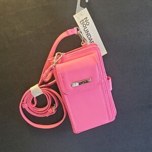 No Boundaries Vibrant Pink Phone Crossbody Case